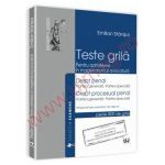 Teste grila. Pentru admiterea in magistratura si avocatura