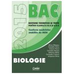 Bacalaureat biologie 2015 pentru clasele a IX-a si a X-a. Notiuni teoretice si teste