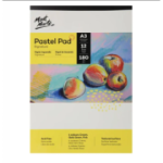 Bloc pastel 4 culori Mont Marte A3, 190 g/mp, 12 file