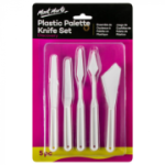 Set cutite plastic pictura Mont Marte 5 buc/set