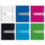 Caiet de birou A5, 80 file aritmetica easy orga to go, Herlitz, verde