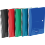 Caiet organizator Oxford Office, Oceans, spira dubla, coperta PP, matematica