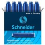 Patroane cerneala mici, albastru, 6 buc/set Schneider