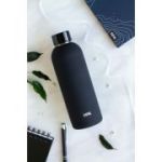 Sticlă de apă/termos SEIK – neagră, 500 ml
