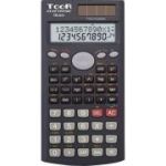 Calculator științific Toor TR-511, 12 cifre, 2 linii, 240 funcții, 162x84x18 mm, alimentare solară și baterie, negru