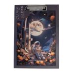 Clipboard A4 simplu D299, model astronaut, pentru băieți