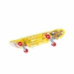 Jucărie antistres skateboard MegaCreative cu efecte luminoase, 10x1x3 cm, 3 ani+