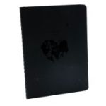 Jurnal, A6, 24 pagini, copertă carton neagră, hârtie neagră