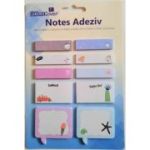 Notes adeziv index Office Cover, 250 coli, 12-25-40x45 mm, 10 modele, set 10 bucăți