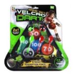 Set Darts 2 în 1 Mega Creative cu scai, triunghiular, include 4 săgeți și 2 bile, multicolor, 3+ ani