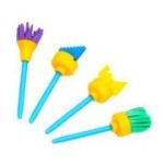 Set pensule pentru copii Keyroad Baby Line, diferite forme, 4 bucăți