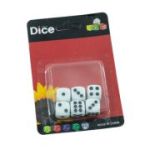 Zaruri pentru table 1406BG, 14mm, set de 6 buc., pe blister, alb/negru