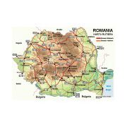 Harta Romaniei Rutiera