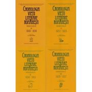 Cronologia vietii literare romanesti. Perioada postbelica (1949-1957), volumele 4-7