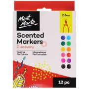 Markere parfumate Mont Marte, 12 buc/set
