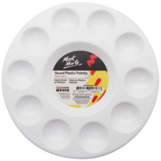 Paleta rotunda plastic Mont Marte 17 cm