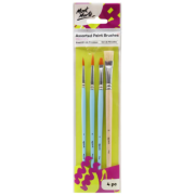 Pensule pentru acrilic si ulei Discovery Mont Marte 4/set