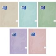 Caiet Touch Pastel A5 96 file, matematica, diverse culori pastel OXFORD