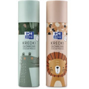 creioane colorate rotunde Oxford kids, mina 3 mm, set 26