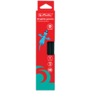 creion grafit HB, sectiune patrata, mina 2,2 mm, set 12, Herlitz