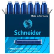 Patroane cerneala mici, albastru, 6 buc/set Schneider