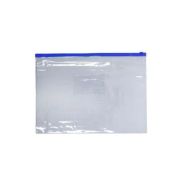 Mapa din plastic A5 cu fermoar zip, 120 microni, transparentă