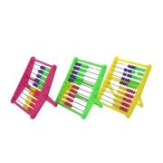 Numărătoare din plastic 8086, 10 rânduri, 100 mărgele