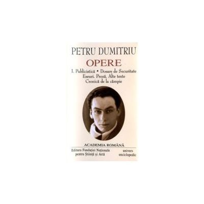 Petru Dumitriu.Opere