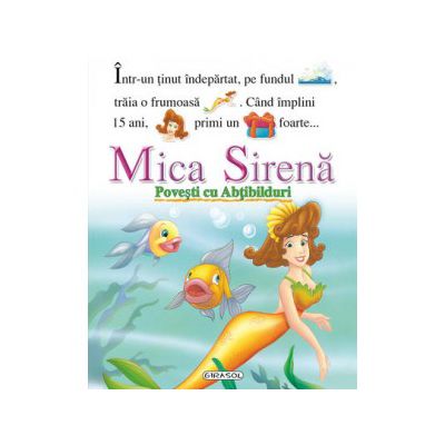 Povesti cu abtibilduri. Mica sirena