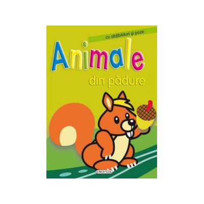 Animale din padure cu abtibilduri si poze