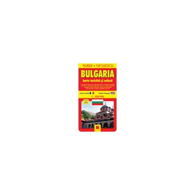 Bulgaria. Harta turistica si rutiera