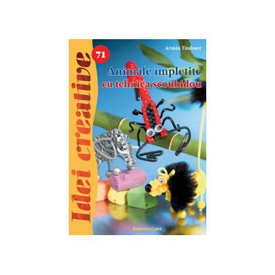 Animale împletite cu tehnica scoubidou - Idei creative 71
