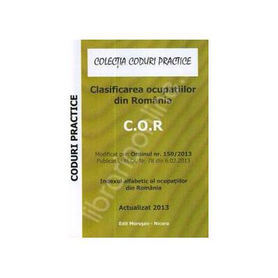 Clasificarea ocupatiilor din Romania