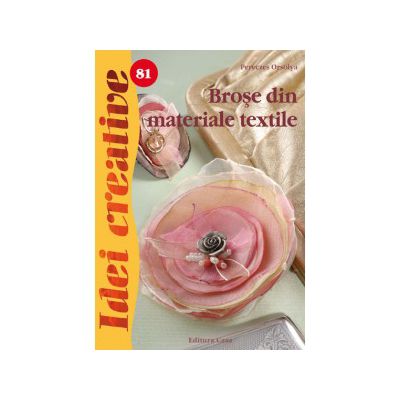 Broşe din materiale textile - Idei creative 81