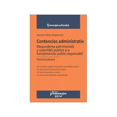 Contencios administrativ. Raspunderea patrimoniala a autoritatilor publice