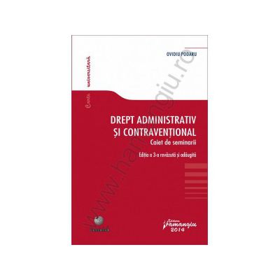 Drept administrativ si contraventional - caiet de seminarii