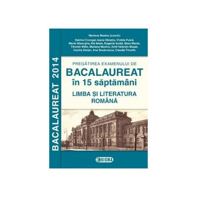 Bacalaureat 2014 la Limba si Literatura Romana in 15 saptamani