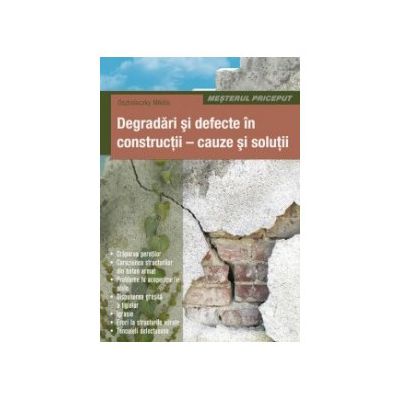 Degradari si defecte in constructii, cauze si solutii
