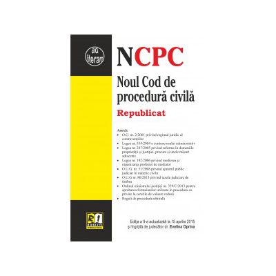 Noul Cod de procedură civilă. Republicat