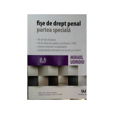 Fise de drept penal. Partea speciala. Editia a 3-a