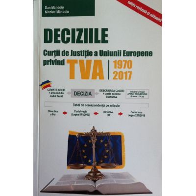 Deciziile Curtii Europene de Justitie Privind TVA 1970-2017