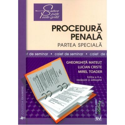 Procedura penala. Partea speciala. Caiet de seminar. Editia a 2-a