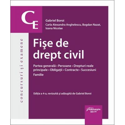 Fise de drept civil. Editia a 4-a - Gabriel Boroi