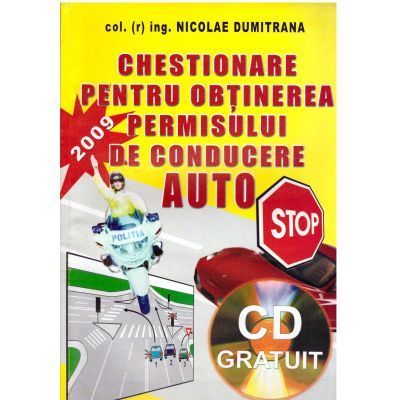 Chestionare pentru obtinerea permisului de conducere auto - Nicolae Dumitrana