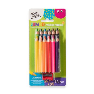 Creioane colorate Jumbo Mont Marte, 13 buc
