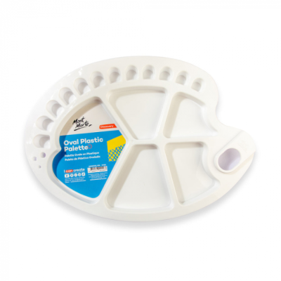 Paleta plastic ovala Mont Marte 32x25