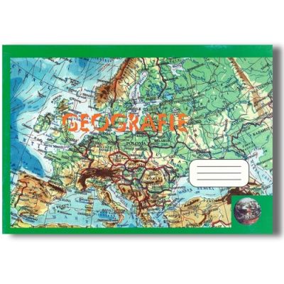 Caiet geografie mare A4, 24 file