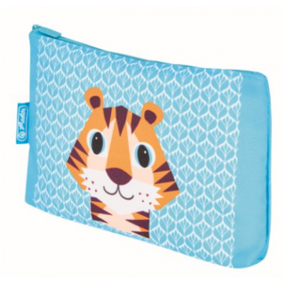 Penar plat, tip etui, motiv cute animals tiger Herlitz