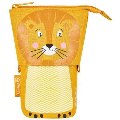 Penar tip suport instrumente de scris, 2 in 1, motiv Lion, Herlitz
