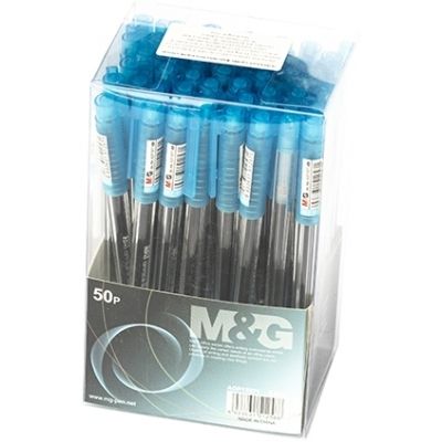 Pix stick economic cu gel, M&G albastru deschis